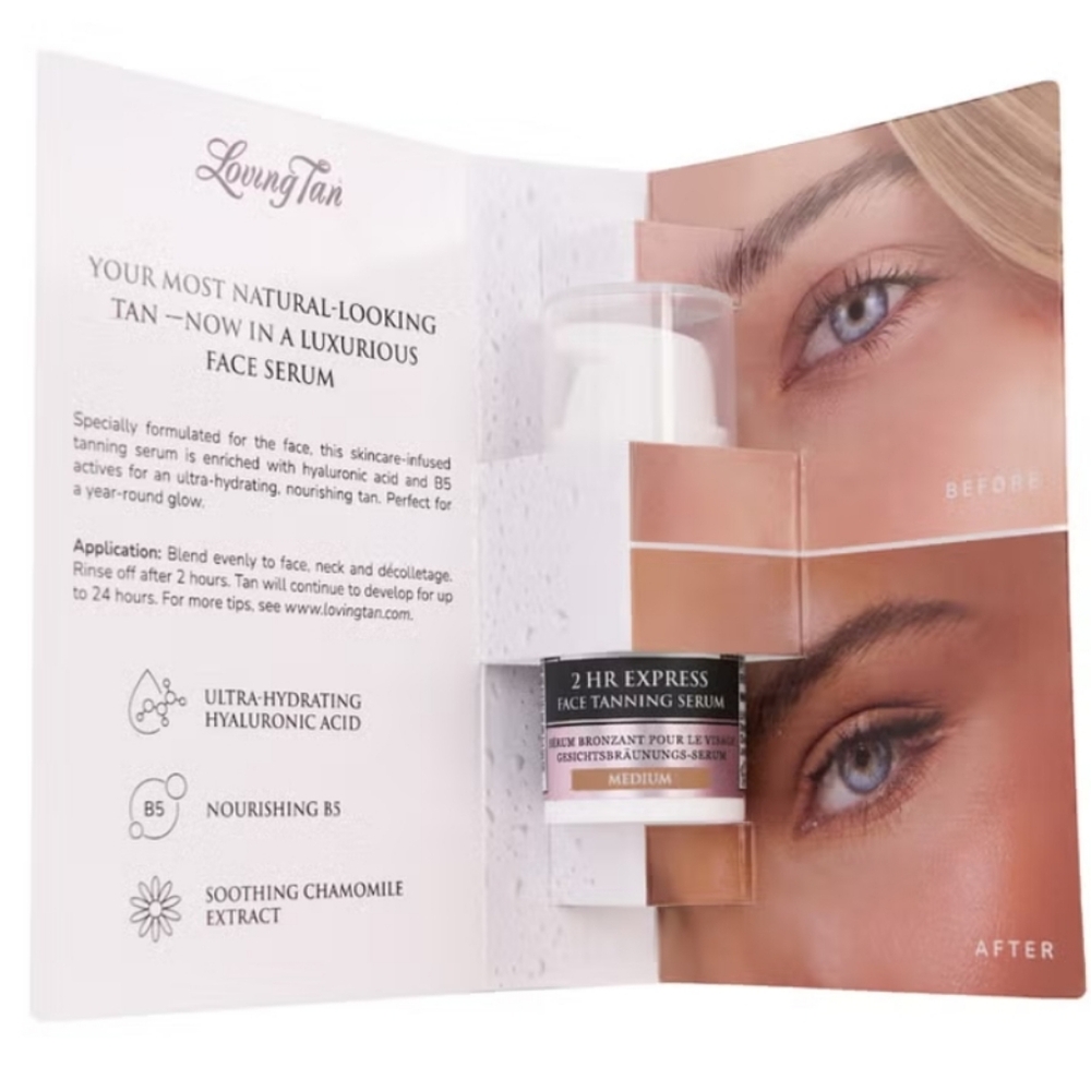 LOVING TAN 2 HR EXPRESS FACE TANNING SERUM.